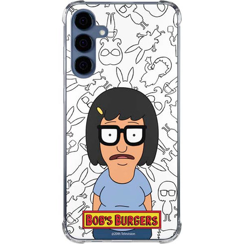 Bobs Burgers Tina Uhh Galaxy A35 5G Clear Case
